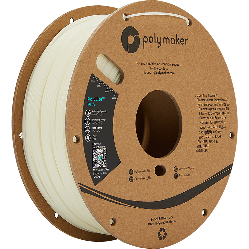 Filament PolyMaker PolyLite PLA Glow in the dark 1,75 mm 1 kg