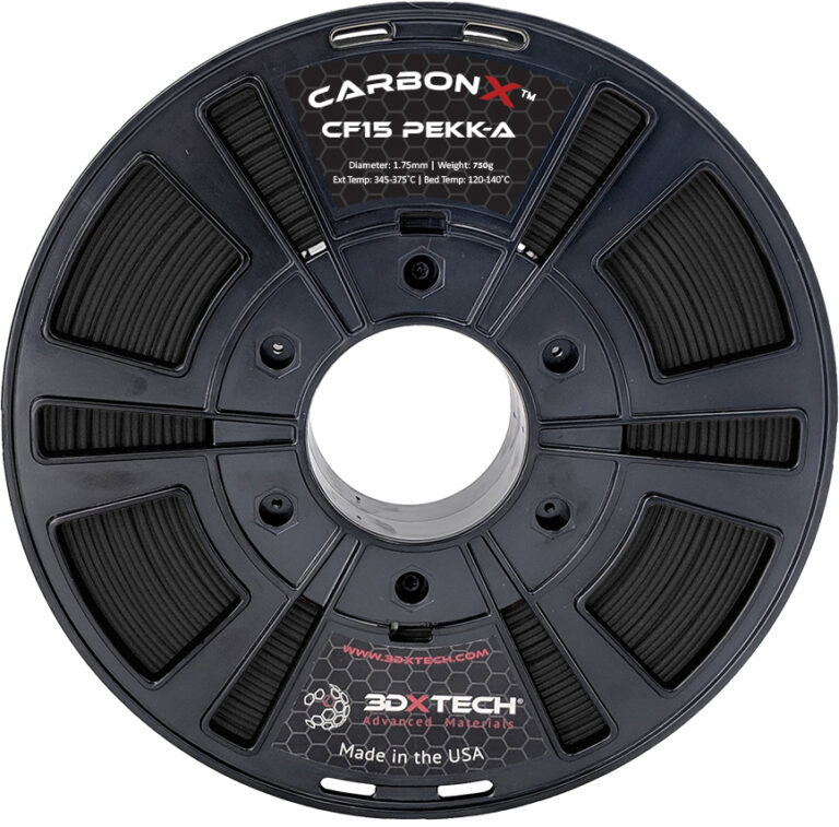 Filament 3DXTECH CarbonX PEKK-A + CF15 750 g 1,75 mm noir