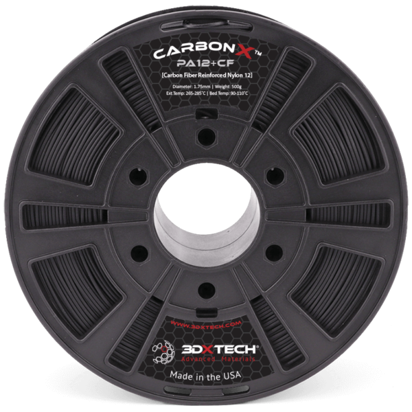 Filament 3DXTECH CarbonX PA12 + CF (nylon fibre de carbone)