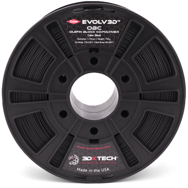 Filament 3DXTECH Evolv3D OBC polyéthylène copolymère 750 g (1,75 mm)