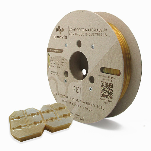 Filament Nanovia PEI Ultem 1010 2 kg doré
