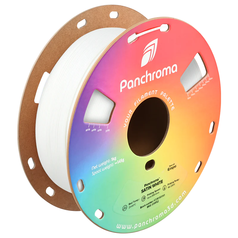 Filament PolyMaker Panchroma Satin PLA  1,75 mm 1 kg (White)