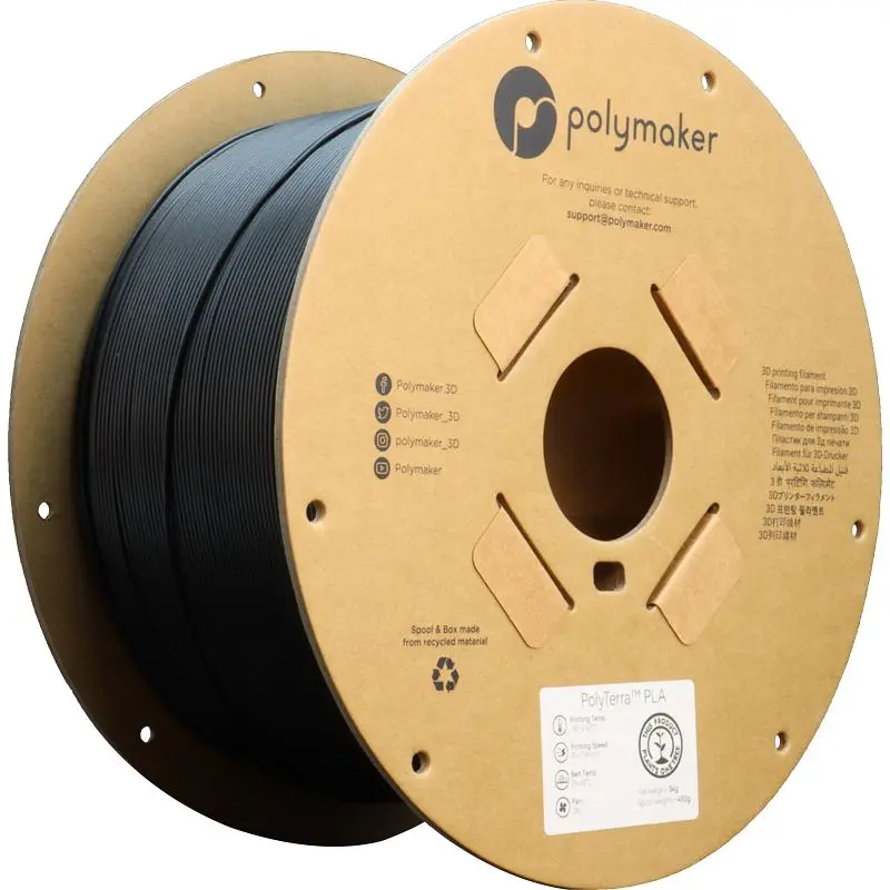 Filament PolyMaker PolyLite PLA  3 kg 2,85mm -35% (Black)