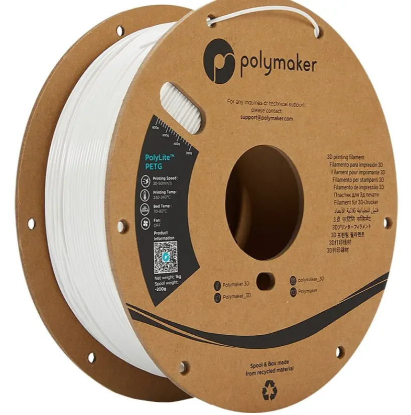 Filament PolyMaker PolyLite PETG 1 kg 2,85mm -35%