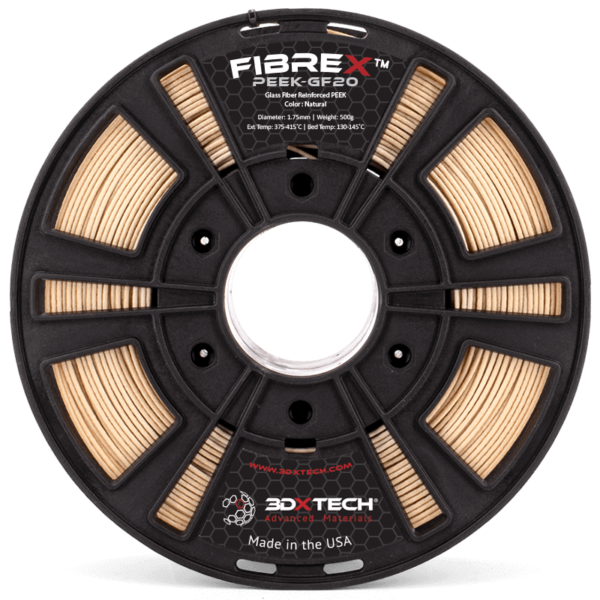 Filament 3DXTECH FibreX PEEK + GF20 1,75 mm 500 g
