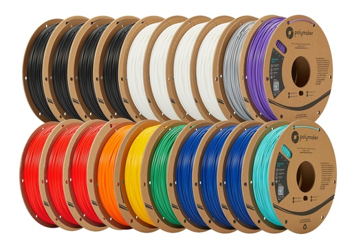 Lot de 20 bobines filament Polymaker Polylite PLA 20 kg