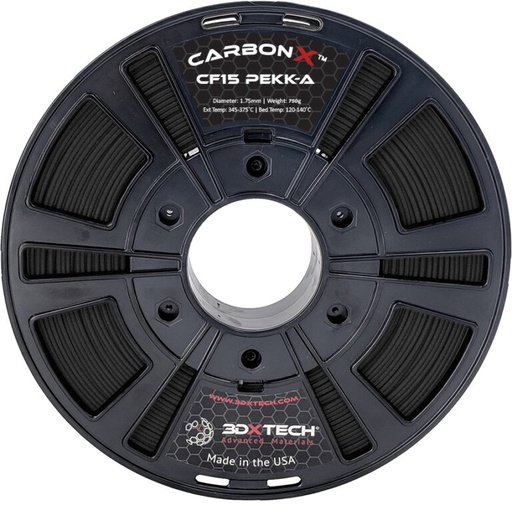 Filament 3DXTECH CarbonX PEKK-A + CF15 1,75 mm 750 g noir (aérospatial)